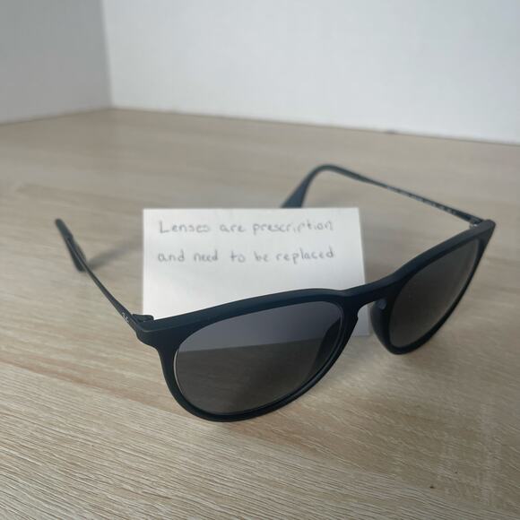 Ray-Ban RB4171 Erika 622/8G Sunglasses Black FRAMES ONLY 54-18-145 - Picture 1 of 8